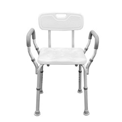 Shower Chair - Smik - Aluminium with Arms