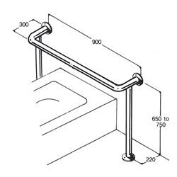 Bath/Shower Rail