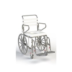 Mobile Shower Commode - Self Propelled - 445mm Seat