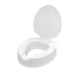 Serenity Raised Toilet Seat - With Lid - 100mm
