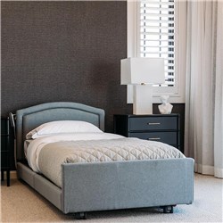 Casero Duo Bed King Single - Belgrave Head & Foot Boards, Granite