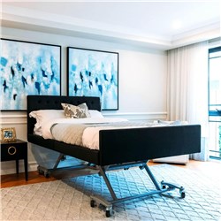 Casero Plus Bed Queen - Oxford Head Board, Standard Foot Board, Slate