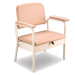 Deluxe Bedside Commode - 550mm Wide