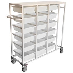 Linen Storage Tray Trolley