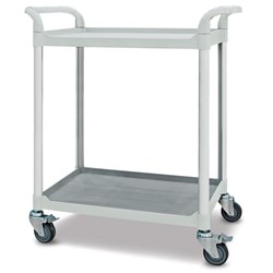 Service Cart - 2 Shelves - With Side Panels