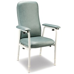 Euro Chair, 600mm Width - Slate Vinyl