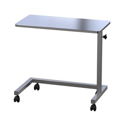 Overbed Table - Stainless Steel