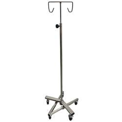 SQ Series Stainless Steel IV Pole, Stackable