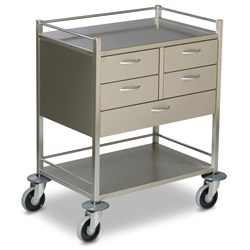 SQ Series Resuscitation Cart - 5 Drawer