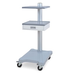 IT Equipment Cart - 2 Shelves including Drawer