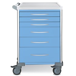 Viva Anaesthetic Cart, Light Blue - 1085mm