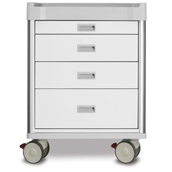 Viva Procedure Cart, White - 930mm