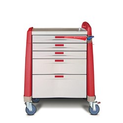 Avalo Emergency Cart - Compact - Red