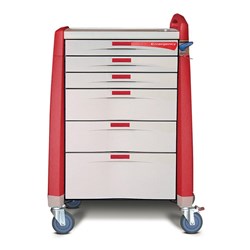 Avalo Emergency Cart - Standard - Red