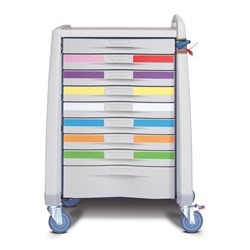 Avalo Emergency Cart - Paediatric - Standard - Red