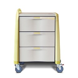 Avalo Isolation Cart - Intermediate - No Lock - Yellow