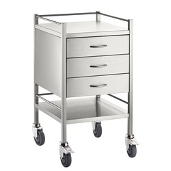 SQ Series 3 Drawer Dressing Trolley