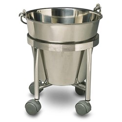 Stainless Steel Kick Bucket and Stand