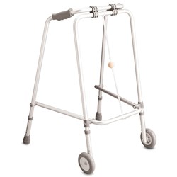 Coopers Walking Frame, Folding with Wheels - Adult