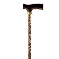 Walking Stick Adjustable with Patterned Stem