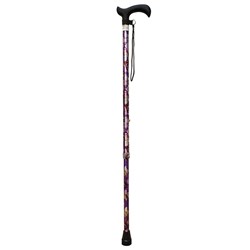 Walking Stick, Adjustable - Lilac Blossom Stem