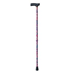 Walking Stick Adjustable - Pink Floral