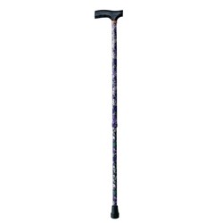 Walking Stick - Purple Floral Stem