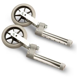 Coopers Walking Frame Spare Parts, Front Swivel Wheel - Silver