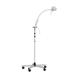 Mobile LED Examination Lamp with Flex Arm, Height Adjustable