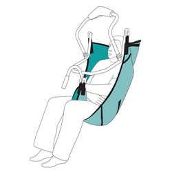 Pivot Sling, Fabric with Standard Keyhole Buckle - Large