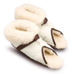 Sheepskin Slippers Open Toe