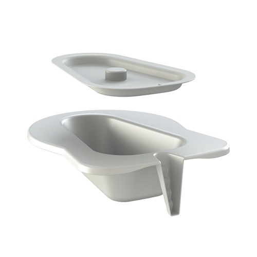 Lopital Shower Commode Accessory - Bedpan with Cover - Bathroom ...