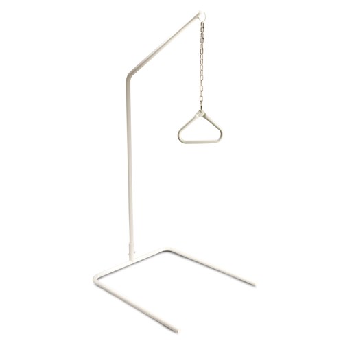 Overbed Frame: White: with Strap and Triangle