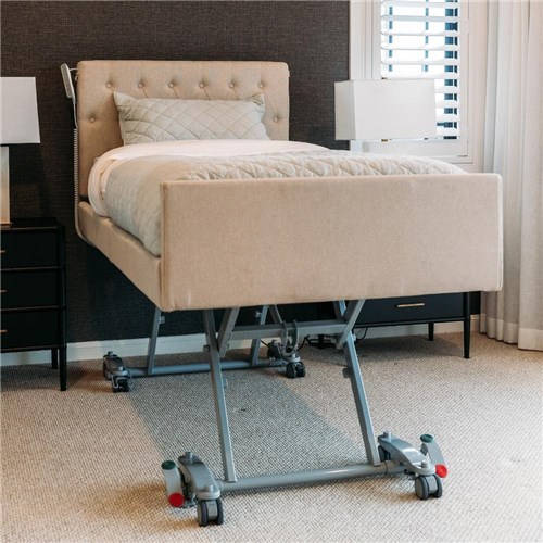 Casero Duo Bed Single - Oxford Head & Foot Boards - Oatmeal