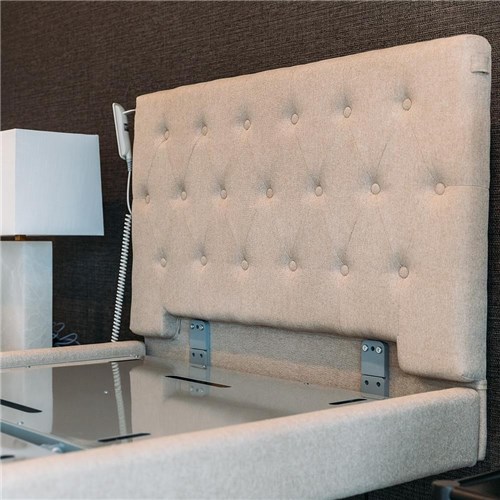 Casero Duo Bed Single - Oxford Head & Foot Boards - Oatmeal