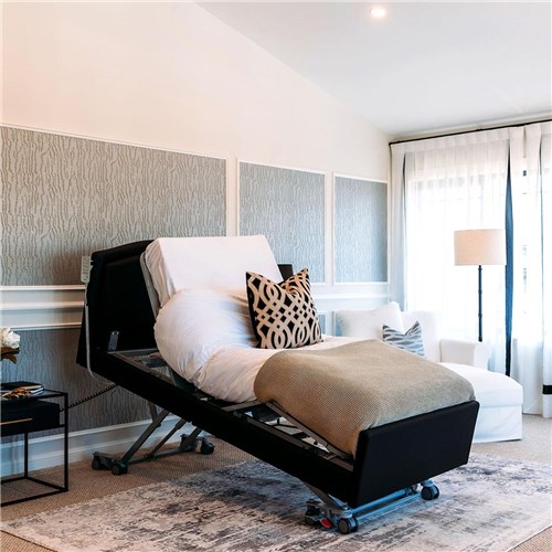 Casero Mode Bed Single - Belgrave Head & Foot Boards, Ebony Vinyl