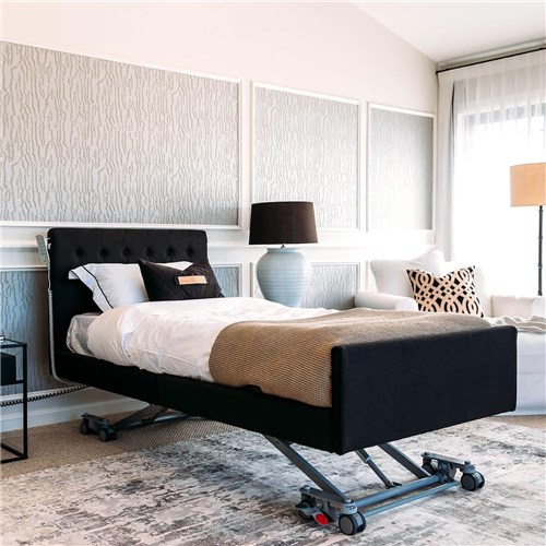 Casero Mode Bed Single - Oxford Head & Foot Boards, Slate