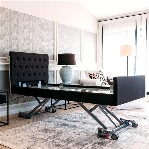 Casero Mode Bed Single - Oxford Head & Foot Boards, Slate