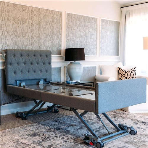 Casero Mode Bed King Single - Oxford Head & Foot Boards, Granite