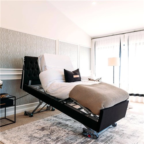 Casero Mode Bed King Single - Oxford Head & Foot Boards, Slate