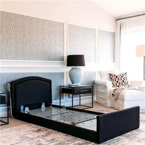 Casero Bed Series - The Vogue Bed - Single with Head and Foot Boards