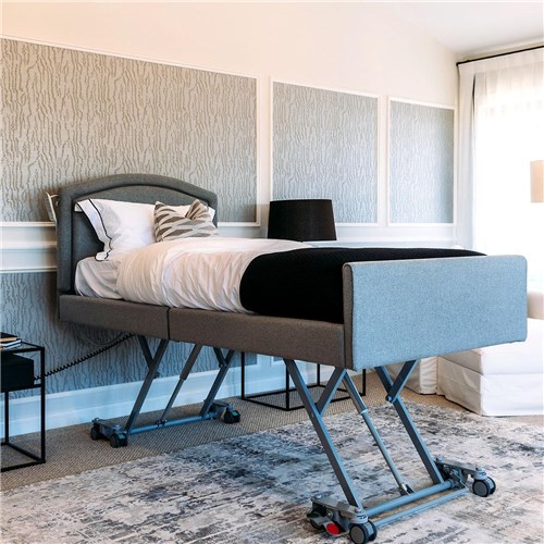 Casero Vogue Bed Single - Belgrave Head & Foot Boards, Granite