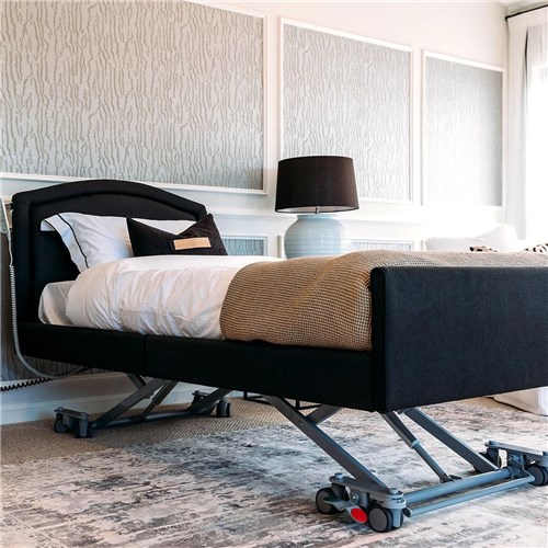 Casero Vogue Bed Single - Belgrave Head & Foot Boards, Slate