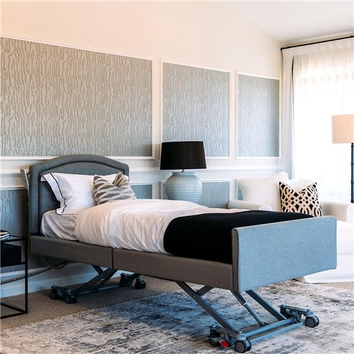 Casero Vogue Bed King Single - Belgrave Head & Foot Boards, Granite