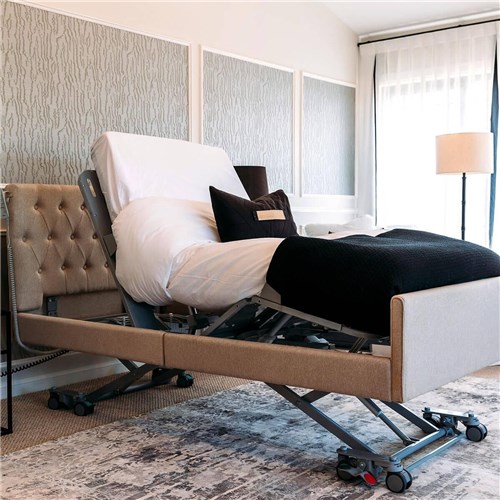 Casero Vogue Bed King Single - Oxford Head & Foot Boards, Oatmeal