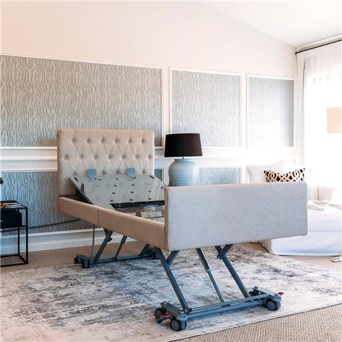 Casero Vogue Bed King Single - Oxford Head & Foot Boards, Oatmeal