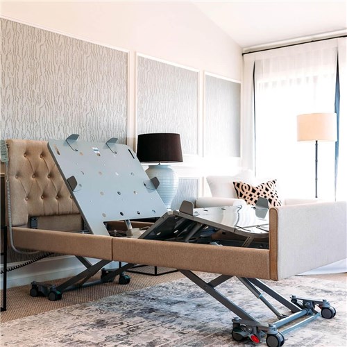 Casero Vogue Bed King Single - Oxford Head & Foot Boards, Oatmeal