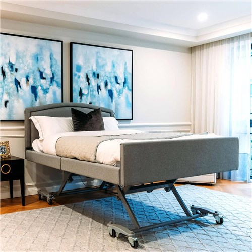 Casero Plus Bed Queen - Belgrave Head Board, Standard Foot Board,Granite