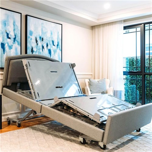 Casero Plus Bed Queen - Belgrave Head Board, Standard Foot Board,Granite