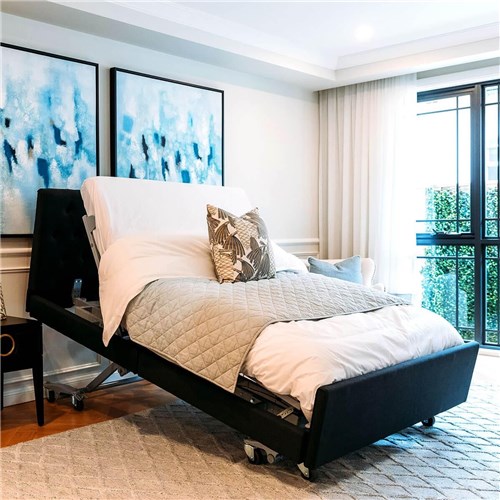 Casero Plus Bed Queen - Oxford Head Board, Standard Foot Board, Slate